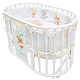 Кровать детская Indigo Baby Sleep 7в1 (круг/овал, манеж, 2 кресла, стол) оптом