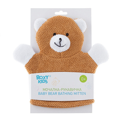 Махровая мочалка-рукавичка Roxy-Kids BABY BEAR оптом