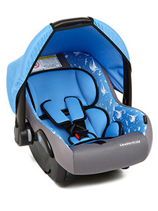Детское кресло автолюлька синего цвета